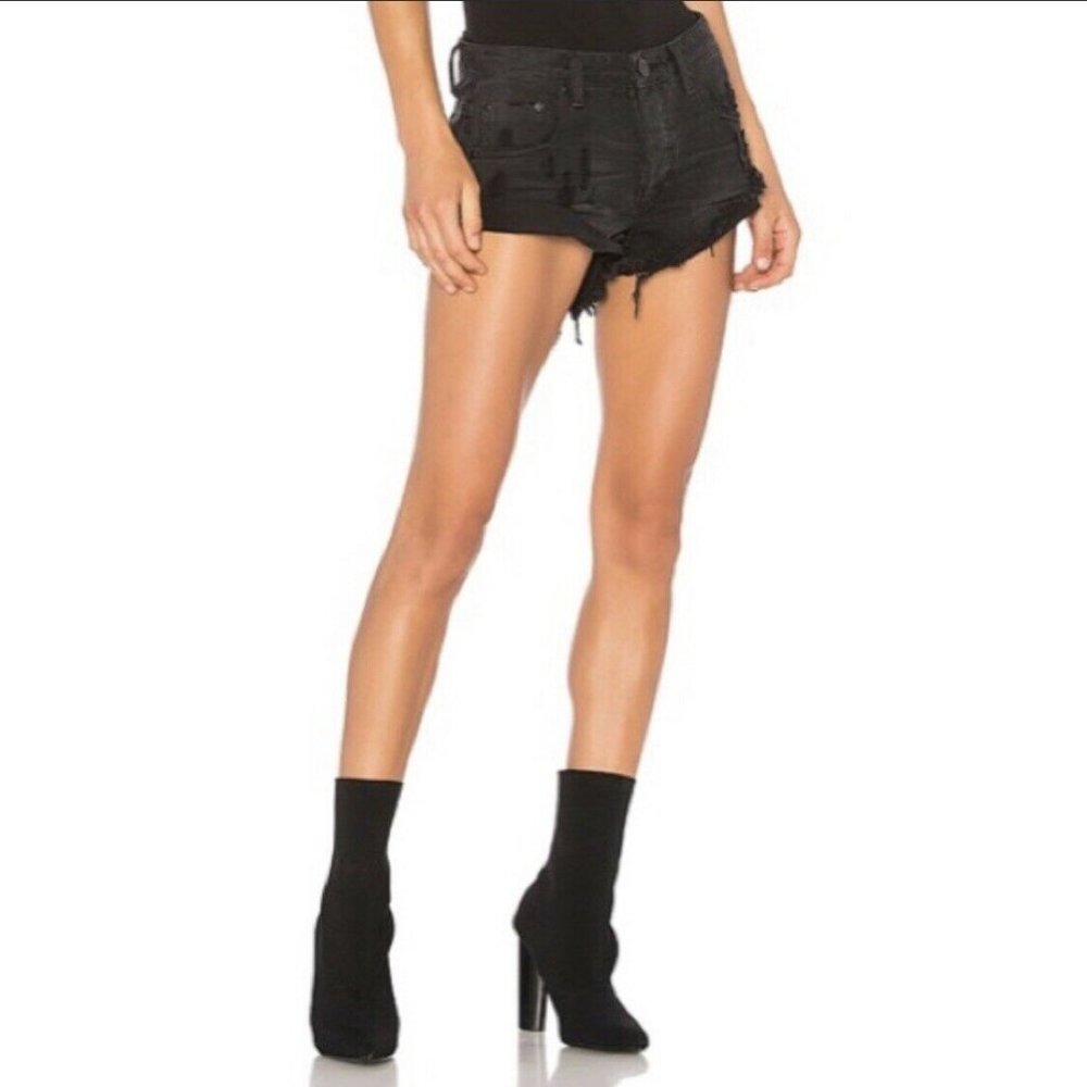 One by Oneteaspoon Bandits Button Fly Shorts - Picture 7 of 8